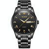 OLEVS 5563 Men Luminous Waterproof Quartz Watch(Black)