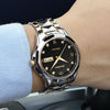 JIN SHI DUN 8813 Fashion Waterproof Luminous Automatic Mechanical Watch, Style:Men(Silver Gold Black)