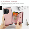 For OnePuls 11 JEEHOOD Magnetic Zipper Horizontal Flip Phone Leather Case(Pink)