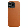 For iPhone 11 Pro Max Litchi Texture TPU Black Lens Frame Phone Case(Brown)