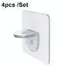 4pcs /Set Simple Firm Load Bearing Wardrobe Layered Partition Bracket, Size: Small 6cm