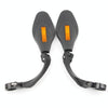 Bicycle Stainless Steel Mirror Foldable Rotating Rearview Mirror, Model: 027 1pair