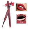 Double-end Lip Makeup Lipstick Pencil Waterproof Long Lasting Tint Sexy Red Lip Stick Beauty Matte Liner Pen Lipstick(01)