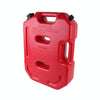 Gasoline Fuel Tanks Plastic 2.6 Gallon 10 Litres Auto Shut Off Fuel Cans Oil Container Emergency Backup(Red)