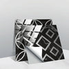 20 PCS 15cm PVC Crystal Covered Film Geometric Pattern Tile Wall Sticker(TS241)