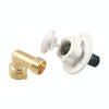 RV Water Inlet Check Valve Set with 90 Degree 3/4 Connector Adapter(Yellow)