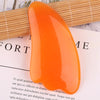 Resin Scraping Sheet Massage Facial Tendon Stick Beauty Salon Shave Board Acupuncture Pen, Color Classification: Resin Yellow Triangle