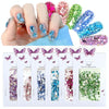 DIY Flat Bottom Shaped Glass Mixed Nail Art Rhinestones, Specification: 04