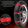 5pcs/Set Motorcycle Electric Two-Wheeler Non-Damaging Anti-Skid Chain Ties(Black)