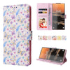 For Samsung Galaxy S23 Ultra 5G Bronzing Painting RFID Leather Phone Case(Pansies)