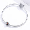S925 Sterling Silver Heart Beads DIY Bracelet Necklace Accessories