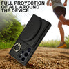 For Samsung Galaxy S25 Ultra 5G Ring Holder Card Bag Skin Feel Phone Case(Black)