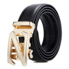 Dandali Casual Men Automatic Buckle Belt Business Soft Leather Pants Band, Length (cm): 125cm(ZD-11)