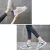618 Spring Comfortable Breathable Sneakers Non-slip Sports Platform Casual Shoes, Size: 39(Beige Green)