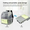 FUNADD Foldable Pet Backpack Carrier, Breathable, Yellow