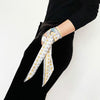 Spring and Summer Tarot Pattern Professional Chiffon Small Neckerchief Wild Scarf, Size:105 x 6.5cm(Star)