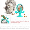 Interactive Dog & Cat Treat Puzzle Toy - Yellow