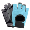 Outdoor Half-finger Cycling Fitness Non-slip Breathable Thin Sports Gloves, Size:S(Sky Blue)
