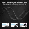 JOYROOM S-UL012A10 Extraordinary Series 2.4A USB-A to 8 Pin Fast Charging Data Cable, Cable Length:1.2m(Black)
