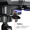M18L-A1 Motorcycle / Bicycle Handlebar Wireless Charging Waterproof Box Mobile Phone Holder