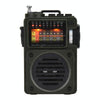 HanRongda HRD-700 Full Band Bluetooth MP3 Play Radio Station Memory Mechanical Tuning Radio(Green)