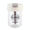 300ml Mini Children Water Mug Leakage-proof Student Plastic Portable Straw Cup(White)
