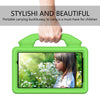 For Galaxy Tab 4 7.0 T230 / T231 EVA Material Children Flat Anti Falling Cover Protective Shell With Thumb Bracket(Green)