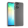 For Samsung Galaxy A06 4G Frosted Translucent TPU Hybrid PC Full Coverage Phone Case(Black)