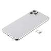 iPhone 11 Pro Back Cover Assembly (Silver) with Side Keys & Wireless Charging