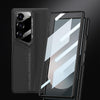 For Samsung Galaxy Z Fold6 GKK Integrated Blade Leather Full Coverage Phone Case(Titanium Grey)