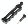 PULUZ Aluminum Alloy Tactical Hand Holder Grip for DJI Osmo Action, GoPro NEW HERO /HERO7 /6 /5 /5 Session /4 Session /4 /3+ /3 /2 /1, Xiaoyi and Other Action Cameras(Black)