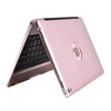 For iPad Pro 9.7 inch / iPAD Air 2 Horizontal Flip Tablet Case + Bluetooth Keyboard(Rose Gold)