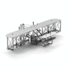 3 PCS 3D Metal Assembly Model DIY Puzzle, Style: Wright Brothers Aircraft