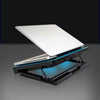 N99 USB Dual Fan Hollow Carved Design Heat Dissipation Laptop Cooling Pad(Blue)