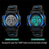 SKMEI 1258 Multifunctional Outdoor Sports Noctilucent Waterproof Wrist Watch, Size: S(Gold)
