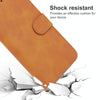 Leather Phone Case For Alcatel 3L 2021 / 1S 2021 / Vodafone Smart V12(Brown)