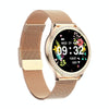 AK53 IP67 BT5.2 1.32inch Smart Watch Support Voice Call / Health Monitoring, Style:Steel Mesh Strap(Gold)