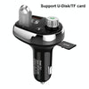 T62 Dual USB QC 3.0 Fast  Charger Bluetooth 5.0 Adapter MP3 Player Handsfree Car Kit FM Transmitter