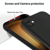 For Samsung Galaxy M05 / F05 Pure Color Liquid Silicone Shockproof Phone Case(Black)