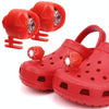 2pcs Plastic Charging Model Cave Shoes Lamp Camping Outdoor Light(Red)