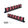 6-hole EVA Fishing Rod Storage Display Rack Club Holder, Color: Wall-mounted Red