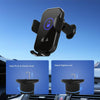 Fast Charging Retractable Recharging Cell Phone Holder With Wireless CarPlay Android Auto Function(Standard)