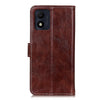 For Alcatel 1B 2022 Retro Crazy Horse Texture Horizontal Flip Leather Phone Case(Brown)