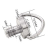 BEXIN LS076 2 PCS Quick Release Plate Screws 1/4 inch -20 Adapter Mount Screws