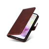 For Samsung Galaxy A56 5G Classic Calf Texture Flip Leather Phone Case(Brown)