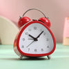 Student Metal Retro Digital Alarm Clock With Light(Red)