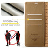 For Samsung Galaxy S24 Ultra 5G Forwenw F6 Series RFID Leather Phone Case(Brown)