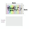 50 Sheets /Pack Laser Rainbow Thank You Card Gift Wrapping Thank You Card(L17)
