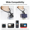 PULUZ Lazy Adjustable Neck Bracket for GoPro Action Cameras (Black)