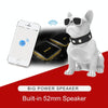 CH-M10 Bulldog Shape Stereo Wireless Bluetooth Speaker, Support TF Card / U Disk / FM(White)